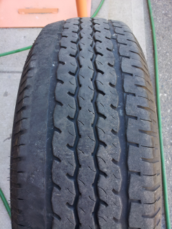 Worn tire July 2013