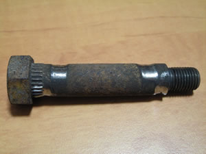 Another worn shackle bolt
